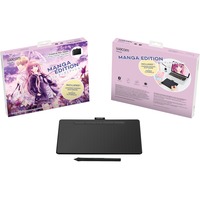 Wacom Intuos S mit Bluetooth, Grafiktablett schwarz, Manga Edition