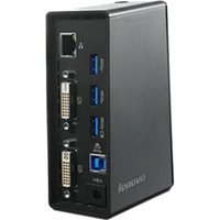 Lenovo ThinkPad USB 3.0 Dock Generalüberholt, Dockingstation schwarz, (0A33971)