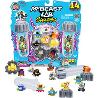 Moose Toys MrBeast Lab Swarms S3 Mega Lab 14 Pack - Milk Bones, Spielfigur sortierter Artikel