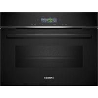 Siemens CM724G1B1 IQ700, Backofen schwarz/edelstahl, mit Mikrowellenfunktion, 60 cm, Home Connect