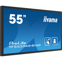 iiyama ProLite TF5539AS-B1AG, Public Display schwarz (matt), UltraHD/4K, IPS, Touchscreen