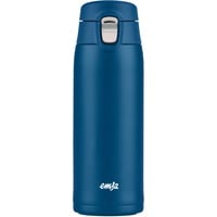 Emsa TRAVEL MUG light Thermobecher dunkelblau, 0,4 Liter, Flip-Deckel