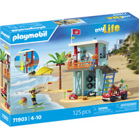 PLAYMOBIL 71903 myLife Rettungsturm mit Beach Buggy, Konstruktionsspielzeug 