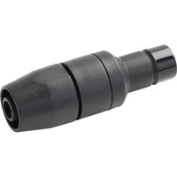 Alphacool ES Schnellverschlusskupplung TPV PushIn Male, Verbindung schwarz (matt)