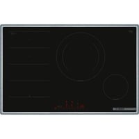 Bosch PXE845HC1E Serie 6, Autarkes Kochfeld schwarz/edelstahl, 80 cm