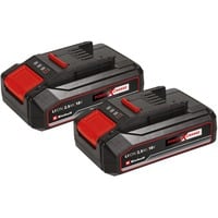 EINHELL Akku Power-X-Change TWIN-PACK 18Volt 2,5Ah CB rot/schwarz, 2 Stück, ohne Ladegerät