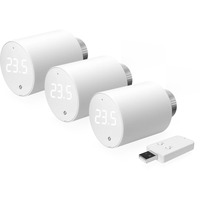 Shelly 3x BLU TRV + BLU Gateway Gen. 3, Heizungssteuerung weiß