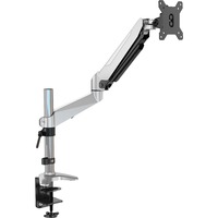 Digitus Universal Single Tisch-Monitorhalterung DA-90351 silber, für 38 - 81cm (15" - 32") Monitore, mit Gasdruckfeder