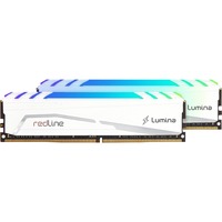 Mushkin DIMM 32 GB DDR4-3200 (2x 16 GB) Dual-Kit, Arbeitsspeicher weiß, MLB4C320GJJM16GX2, Redline Lumina, INTEL XMP