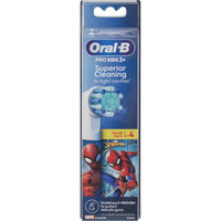  Oral-B Pro Kids Spiderman 4er Pack, Aufsteckbürste weiß