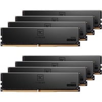 Team Group DIMM 192 GB DDR5-6000 (8x 24 GB) Octa-Kit ECC, Arbeitsspeicher schwarz, CTCMD5192G6000HC32AOC01, T-CREATE MASTER, Registered, INTEL XMP