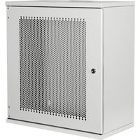 Digitus Wandgehäuse SOHO, 540x400 mm (BxT), IT-Schrank hellgrau, unmontiert, 12 Höheneinheiten