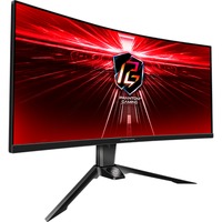 ASRock PG34WQ15R2B, Gaming-Monitor 86 cm (34 Zoll), schwarz, WQHD, VA, AMD Free-Sync Premium, Wi-Fi Antenne, 165Hz Panel