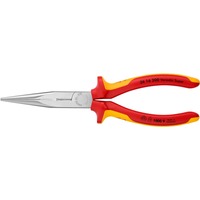 KNIPEX Flachrundzange 26 16 200 , Greifzange gezahnte Griffflächen