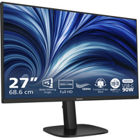 Philips 24B2U3301, LED-Monitor 60.5 cm (23.8 Zoll), schwarz, FullHD, IPS, USB-C, USB-Hub, HDMI, DP, 120Hz Panel