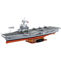COBI Charles de Gaulle Aircraft Carrier (R91), Konstruktionsspielzeug Maßstab 1:300
