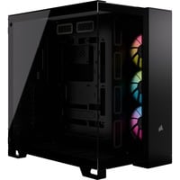 Corsair iCUE LINK 6500X RGB , Tower-Gehäuse schwarz, Tempered Glass x 2