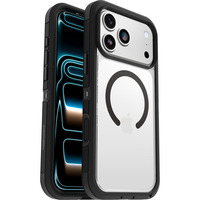 Otterbox Defender Pro XT ProPack, Handyhülle transparent/schwarz, iPhone 17 Pro Max, MagSafe