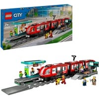 LEGO 60423 City Straßenbahn mit Haltestelle, Konstruktionsspielzeug