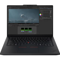 Lenovo ThinkPad P14s G7 Intel (21XJ005XGE), Notebook schwarz, Intel® Core™ Ultra 7 366H, NVIDIA RTX PRO 1000, 32 GB LPDDR5X, 1 TB (1 TB SSD), Windows 11 Pro