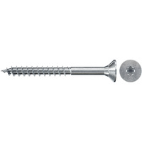 fischer Spanplattenschraube ClassicFast II 5,0x60 Senkkopf TX 200 Stück, mit Teilgewinde, verzinkt