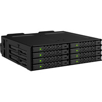 Icy Dock Though Armor MB998V4P-B , Wechselrahmen schwarz, 8-Bay U.2/U.3 NVMe SSD PCIe 4.0