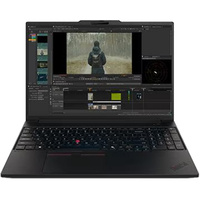 Lenovo ThinkPad P16s G5 Intel (21XE0071GE), Notebook schwarz, Intel® Core™ Ultra 9 386H, NVIDIA RTX PRO 2000, 64 GB LPDDR5X, 1 TB (1 TB SSD), Windows 11 Pro