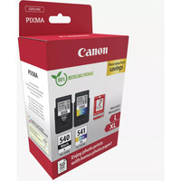 Canon Tinte Photo Value Pack PG-540L/CL-541XL inkl. 50 Blatt 10x15 Fotopapier, Blister-Verpackung mit Sicherheitsband