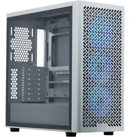 Cooler Master Elite 502 , Tower-Gehäuse weiß, Tempered Glass
