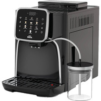 Arzum Okka Espresso Pro M , Vollautomat schwarz/chrom, mit Milchbehälter