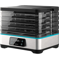 Cecotec VitaDry Pro Dörrautomat edelstahl/transparent, 300 Watt, 5 höhenverstellbare Fächer