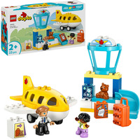 LEGO 10443 DUPLO Town Erster Besuch im Flughafen, Konstruktionsspielzeug