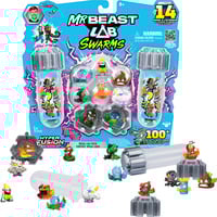 Moose Toys MrBeast Lab Swarms S3 Mega Lab 14 Pack - Biting Hot Sauce, Spielfigur sortierter Artikel