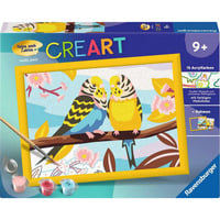 Ravensburger CreArt - Bunte Wellensittiche, Malen