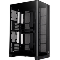 Thermaltake CAPO X Black, Big-Tower-Gehäuse schwarz, Dual System Case, Panoramaglas