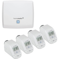 Homematic IP Starter Set Heizen + weiß, Homematic IP Access Point (HmIP-HAP), 5x Homematic IP Heizkörperthermostat - basic (HmIP-eTRV-B)