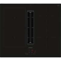 Siemens ED611BS16E iQ300, Autarkes Kochfeld schwarz, 60 cm, mit integriertem Dunstabzug