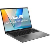 ASUS Vivobook S16 (M3607KA-SH068W), Notebook grau, AMD Ryzen AI 7 350, AMD Radeon 860M, 32 GB DDR5, 1 TB (1 TB SSD), Windows 11 Home