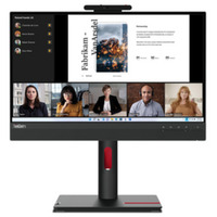 Lenovo ThinkCentre TIO22 GEN5 12N8 Generalüberholt, LED-Monitor 54.6 cm (21.5 Zoll), schwarz, FullHD, IPS, Lautsprecher, USB-Hub