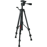 Bosch Baustativ TT 150 schwarz, 1/4" Gewinde, für Punkt-, Linien- und Rotationslaser