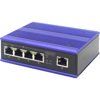 Digitus 4 Port Fast Ethernet PoE ndustrial Unmanaged,, Switch