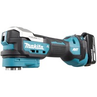 Makita Akku-Multifunktions-Werkzeug DTM52T1JX2, 18Volt blau/schwarz, Li-Ionen-Akku 5,0 Ah, MAKPAC