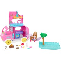 Mattel Barbie Chelsea 2-in-1 Camper, Spielfahrzeug 