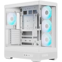 Aerocool P500B Digi-WT-v1 , Tower-Gehäuse weiß, Tempered Glass x 2