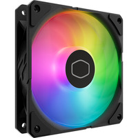 Cooler Master SickleFlow Edge 120 ARGB, Gehäuselüfter schwarz, mit A1 Mini LED Controller, 120 mm