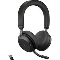 Jabra Evolve2 75, Headset schwarz, Link380a, MS