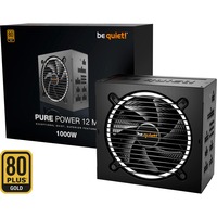 be quiet! Pure Power 12M 1000W, PC-Netzteil schwarz, 1x 12-Pin High Power GPU, 4x PCIe, Kabel-Management, 1000 Watt
