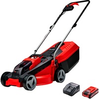 EINHELL Akku-Rasenmäher GE-CM 18/30 Li rot/schwarz, Li-Ionen Akku 3,0Ah