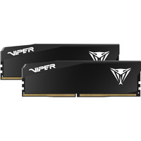 Patriot DIMM 32 GB DDR5-6400 (2x 16 GB) Dual-Kit, Arbeitsspeicher schwarz, VEU532G6432K, Viper Elite 5 Ultra, INTEL XMP, AMD EXPO