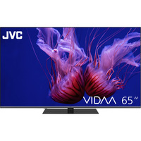 JVC LT-65VDQ6555, QLED-Fernseher 164 cm (65 Zoll), schwarz/grau, UltraHD/4K, Tripple Tuner, VIDAA